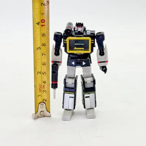 PT-04 Svart Soundwave Mini Transformer Tejp G1 Actionfigur - I lager Barnpresent