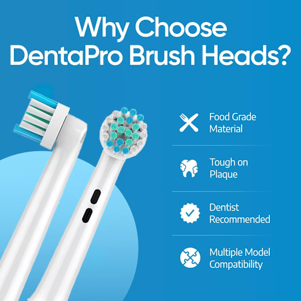 [NT] Tannbørstehoder 8-pakning 4X Oral B Cross Action Tannbørstehoder og 4X Oral B Precision Clean Tannbørstehoder