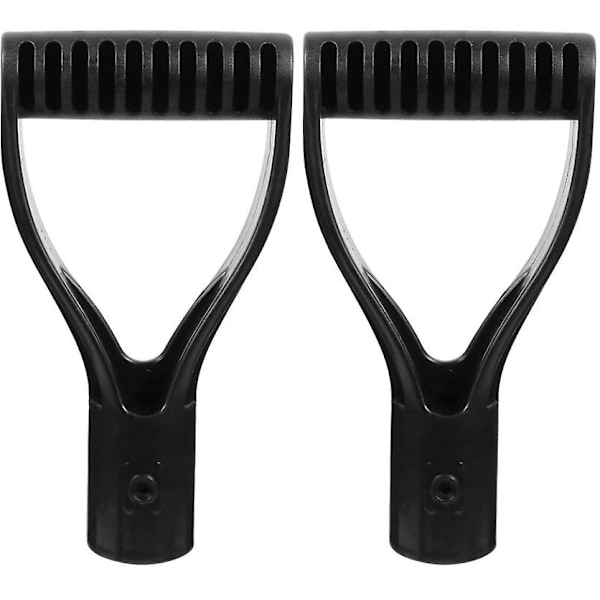 2-pack 3 cm muovilapioita D-kahvalla lumikolaan haravaan lapioon lumenluontiin puutarhatyökaluihin