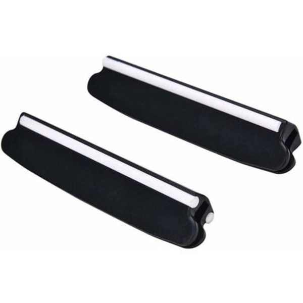 Profesjonell knivslipeguide, tilfeldig knivslipevinkelguide, slipeguide for slipestein, svart (2-pakning)/NC/