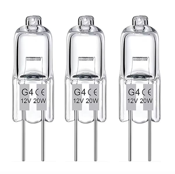 G4 Halogenlamper / Stiftlamper - Varm hvid - Halogen 20W (10-pack)
