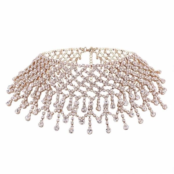 Halsband Hängen Choker GULD guld