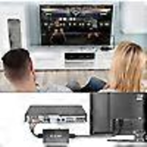 [NT] RCA - HDMI -muunnin, komposiitti HDMI-adapteriin tukee 1080p Pal/ntsc A
