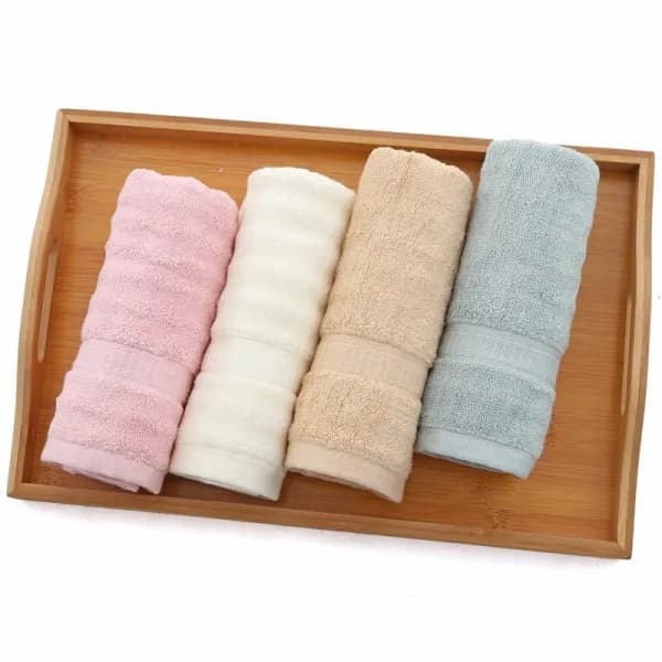 Handdukar, Superabsorberande Mjuka Bomullshanddukar (1-pack, 35 x 75 cm), Grön Våg