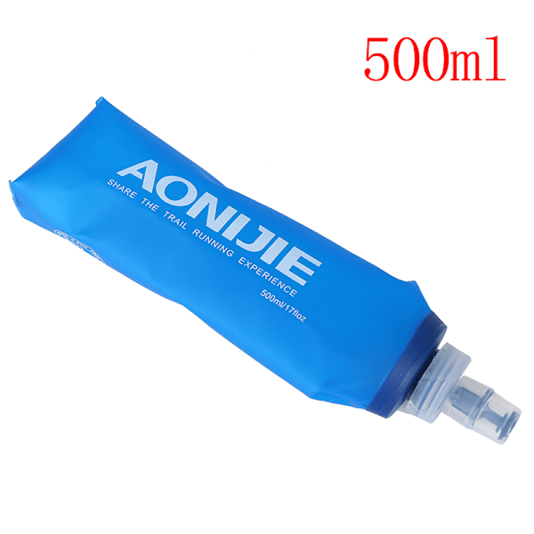 AONIJIE TPU Hopfällbar Mjuk Vattenflaska för Sport och Löpning 500ml/NT