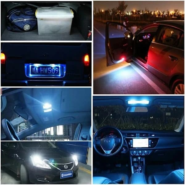 10 stk./sæt Bil COB-lampe LED-signallys sidelys