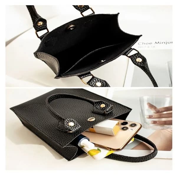 Bucket Bag Mobil Taske SORT Sort