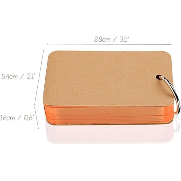 Notesbog - Blok - Flashcards - Post-it noter - 7-pak