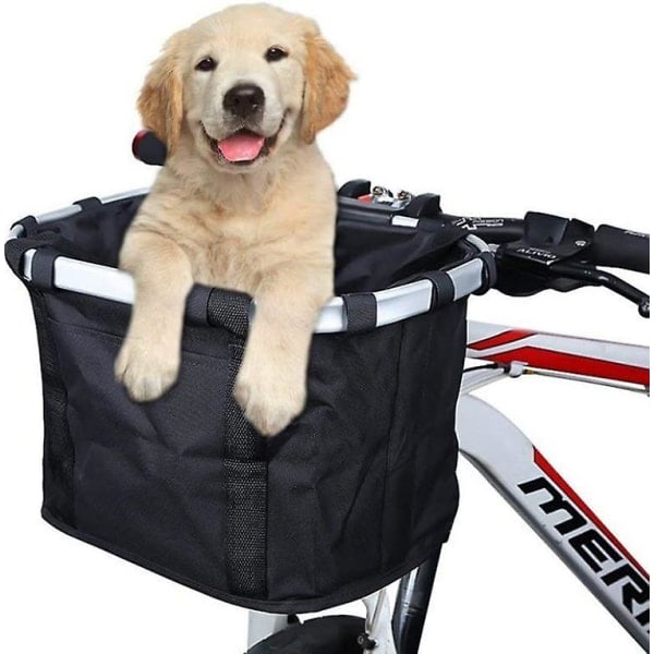 /Hc/Cykelkurv, Kæledyr Kat Hund Transport Front Aftagelig Cykelstyrkurv