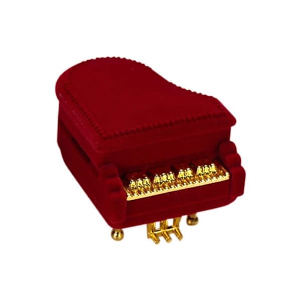 Etui Piano Ring Æske Opbevaringsboks