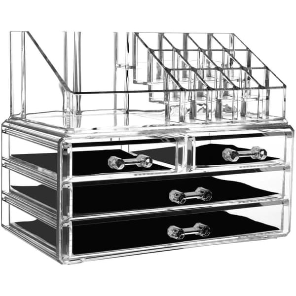 Makeup Storage Makeup Organizer Acrylic with 4 Drawers