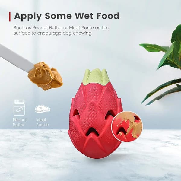 Kæledyr tygge- og slibepuslespil gummi mad lækage legetøj kæledyrslegetøj hundefoder