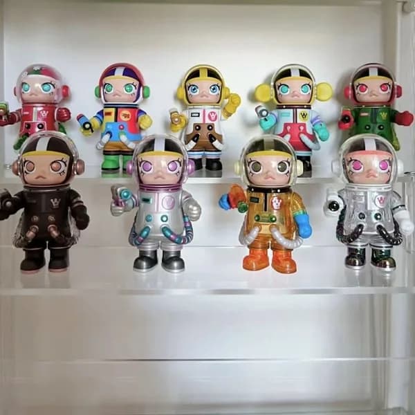 Tilfeldig e Anime Figur SPACE MOLLY SERIES Blind Box Leker Dukke