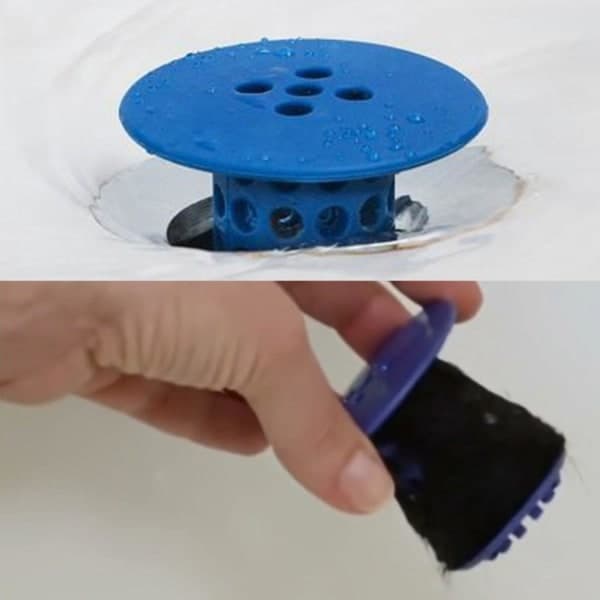 /Hc/Hårfælde til Badekar & Afløb / Filter - Opsamler hår Hvid