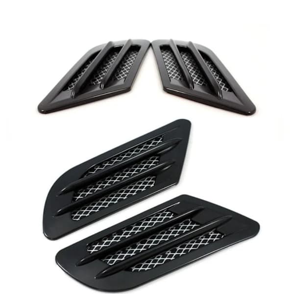 Bil Sideskærm Luftventil Hætte Scoop KULFIBER Carbon Fiber