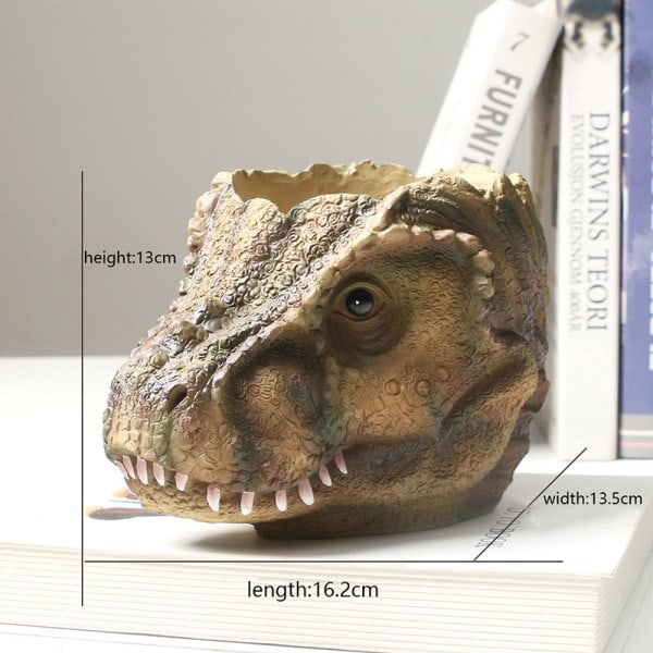 [NT] Harts Djur Dinosaurie Statyett Blomkruka Hem Trädgård Dekoration För Inomhus Utomhus Hantverk Ornament