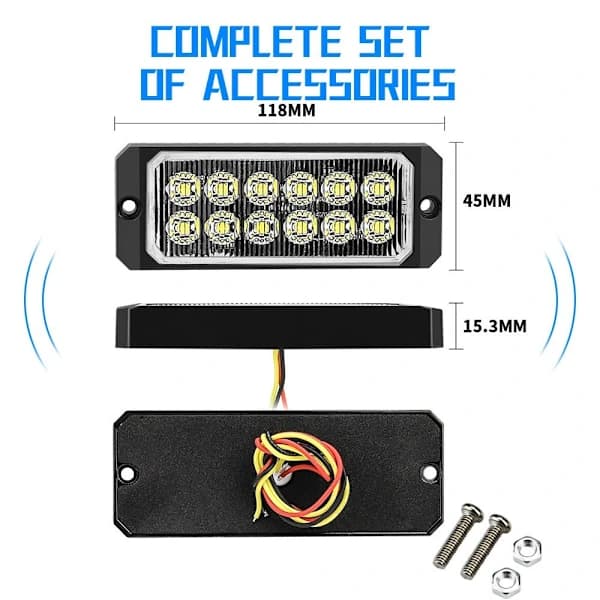 Advarselslys til lastbil LED Trailer Marker 4 4 4