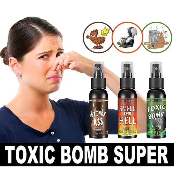 30ML Prank Nyheder Legetøj Gag Spøg Flydende Prut Spray B