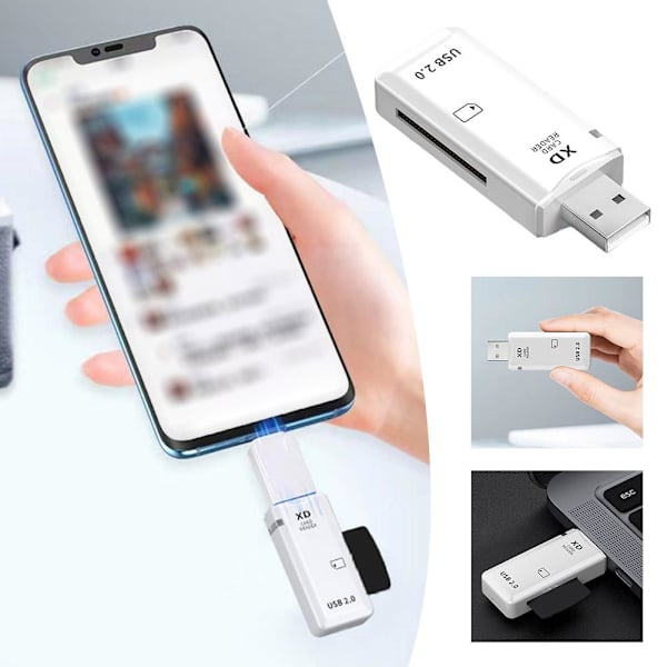 XD Picture Card Reader USB 2.0 Minneskortadapter För Olympus Fuji Kameror Ny~