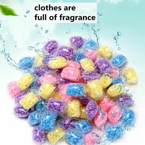 1påse Laundry Scent Boosters Beads Scent Gel Beads Doft La Z pink One-size