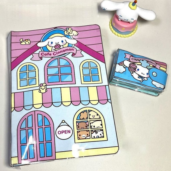 Handgjord Toy Busy Book Tecknad Sanrio Dekomprimera tyst bok DIY B Material package
