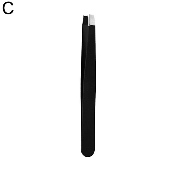 Brynpincett Professionell Hårskönhet Snedställd Rostfritt Stål 3Black 1pcs