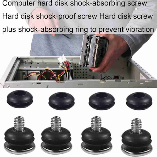 Fractal Design Hårddisk Monteringsskruv och Gummi Monteringsskruv HDD O1