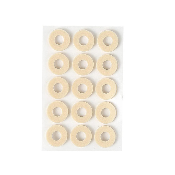 Gel Silikon Majskudde Omedelbara Pads Plåster Skor Patch Smärtlindring Fot U.K- circle 15pcs