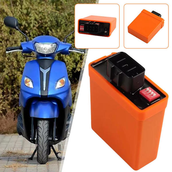 8 PIN CDI Racing Tändning Moped 4000-12000RPM För ZY100' J9N3 E8M8