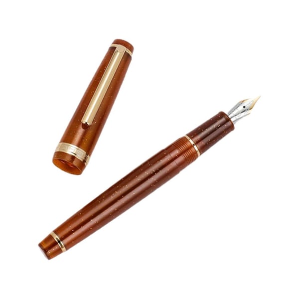 Jinhao 82 Akryl Transparent Reservoarpenna Fin Spets 0,5 mm Ink Wr coffe 0.5mm