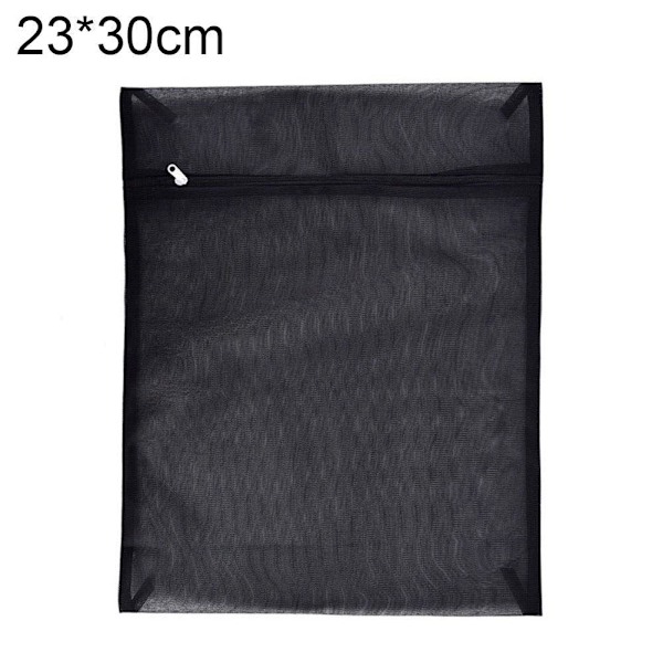 Tvättpåse i nylon med dragkedja för tvättmaskin blackE 60*60cm