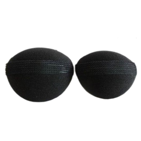 Invisible Hair Volume Öka Fluffy Puff Sponge Pad Clip NYHET S black Rear