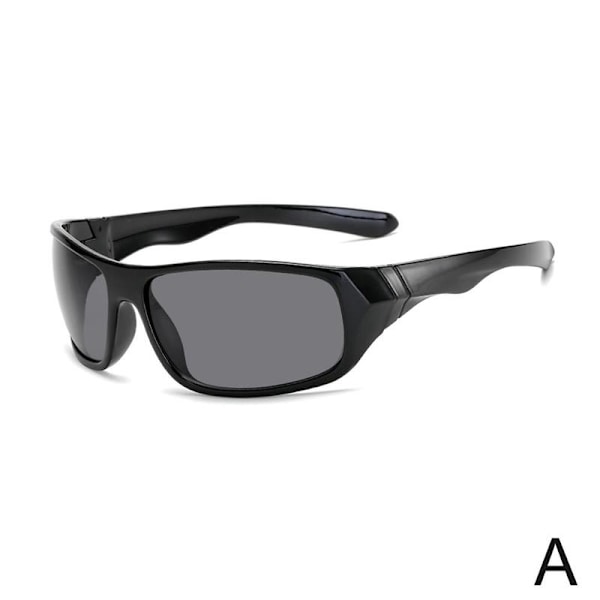 HD Mörkerkörningsglasögon Polariserade Gula Linser Anti-tonad Bländningssyn UK LAGER grey One-size 3pcs