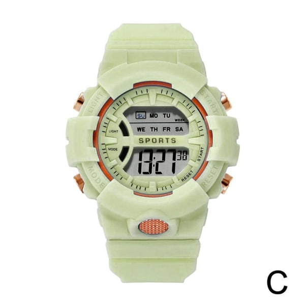 Multifunktionell elektronisk watch Enkel watch Watch Green One size