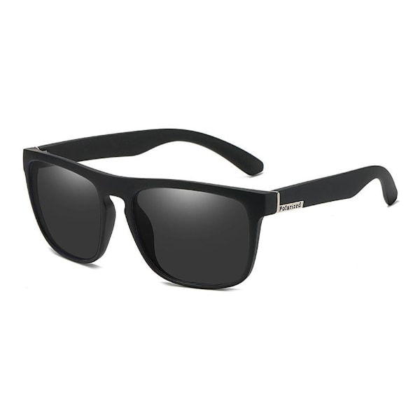 Polariserade Solglasögon Herr Dam Rektangel Shades Glasögonaccessoarer Sol Körning Mode Y8c0 Black 1pcs