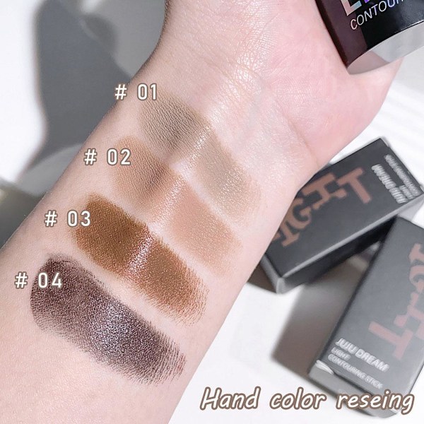 Juju Dream Highlighter Contour Stick Långvarig Naturlig 6.8g Smink Bronzer Contour Puder P0k8 02# 6.8g
