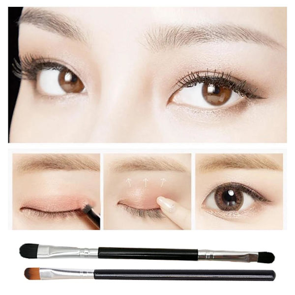 1x Ögonbrynsborste Färgning Ögonskugga Pro Vinklad Kosmetisk Ögonbrynsborste AU `AU. single eye shadow 1pcs
