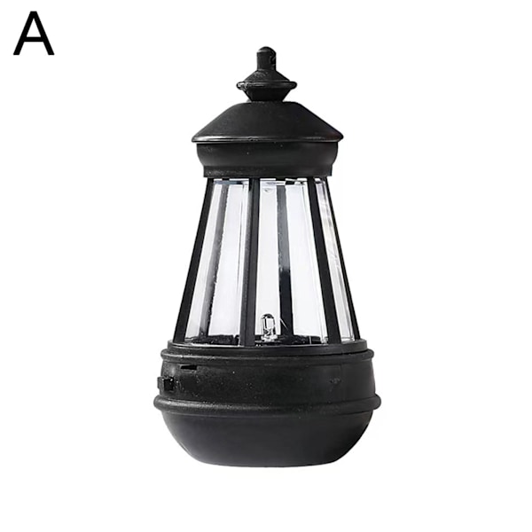 Solcells-drivna LED-lykta - Vattentät lampa - Hängande utomhus A One-size