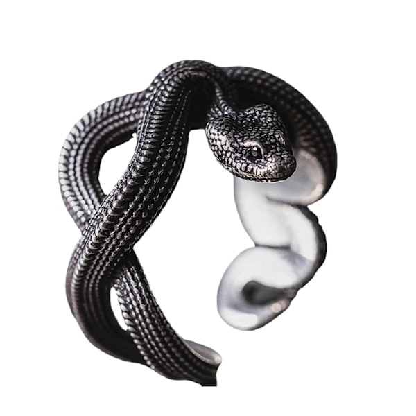 Mode Silver Orm Smycken Gåva Kvinnor/Män Fest 6-10 Sz N4H3HOT
