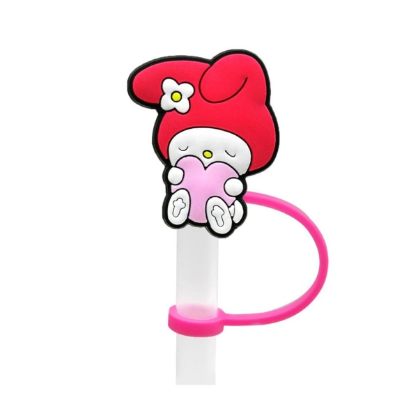 Kuromi Halmhylsa Cap Silikondammplugg Söt animedel 1709-19 one-size