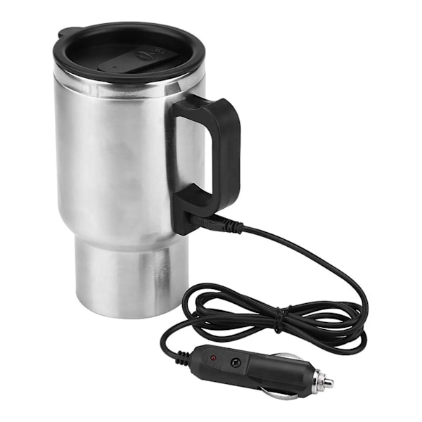 Resemugg med värme 500ml Bilbaserad Vattenkokare Kopp 12V F5Y1