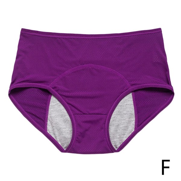 Läcksäkra underkläder för kvinnor Inkontinens Läcksäker skydd P Dark Purple XL