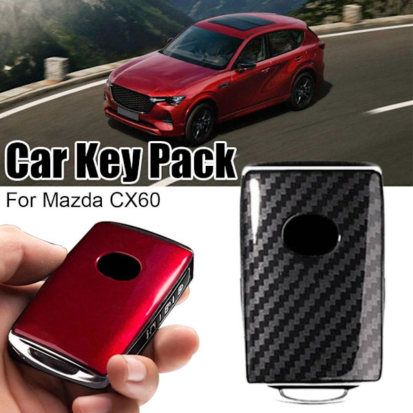 Bil Fjärrnyckel Fob Cover Case Hållare Nyckelring Shell för Mazda CX C 1pcs