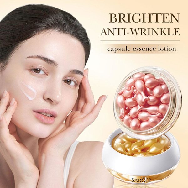 Placenta Essence Rose Snail Capsules Åldersmotverkande Kapslar~ Snail Capsules 0.34gx30