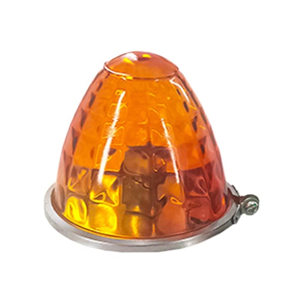 1156 Glödlampa Lastbil Sidomarkeringsljus Vattenmelon Glaslins Ljus 12V 24V Indikator Varningsljus C3B4 Orange One size