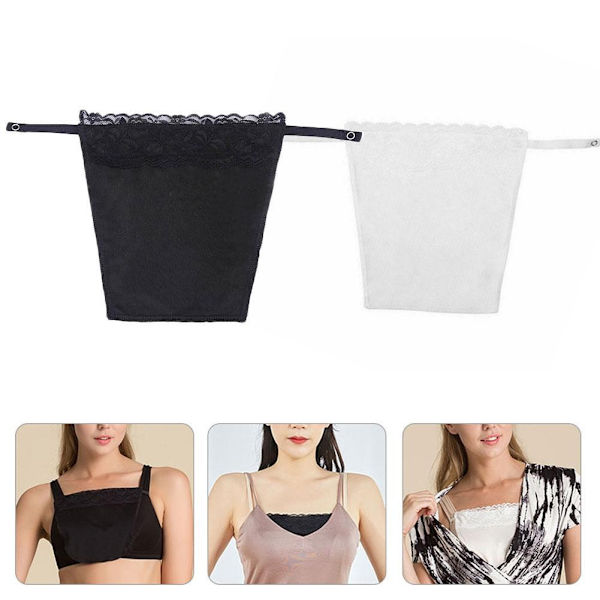 Bröstskydd Bröstskydd För Kvinnor På Sommaren Spetsöverdrag Och BH Ett Stycke Anti I4H2 white One-size