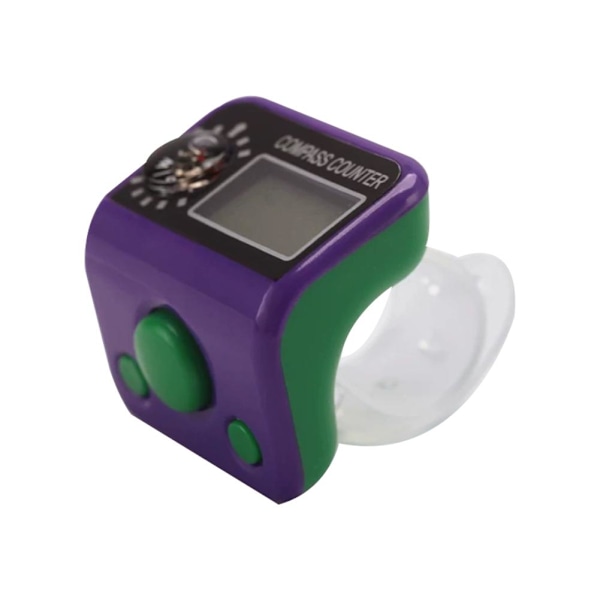 Digital Elektronisk Räknare Dhikr / Tasbih / Tasbi / Tasbee Räknare -N E6L1 Purple One size