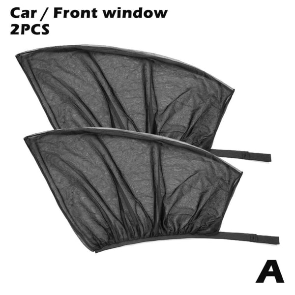 2st Car Side Front Fönster Cover Mesh Shield UV Protec car Front window