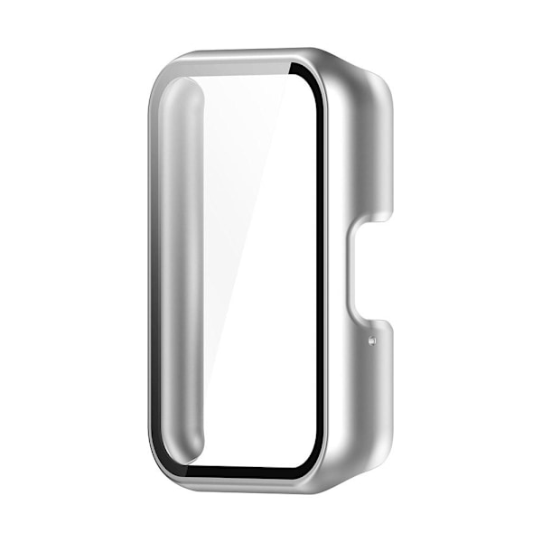 För Samsung Galaxy Fit 3 Full Coverage Härdat Glas Fodral Skärmskydd HOTS Sliver Frosted