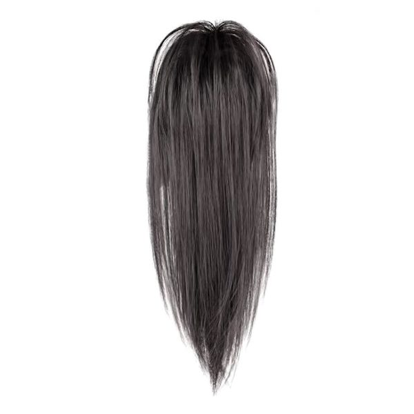 Hårknut för kvinnor, klämma, rak hästsvansperuk' U9L2 A9O1 blackbrown 1pcs